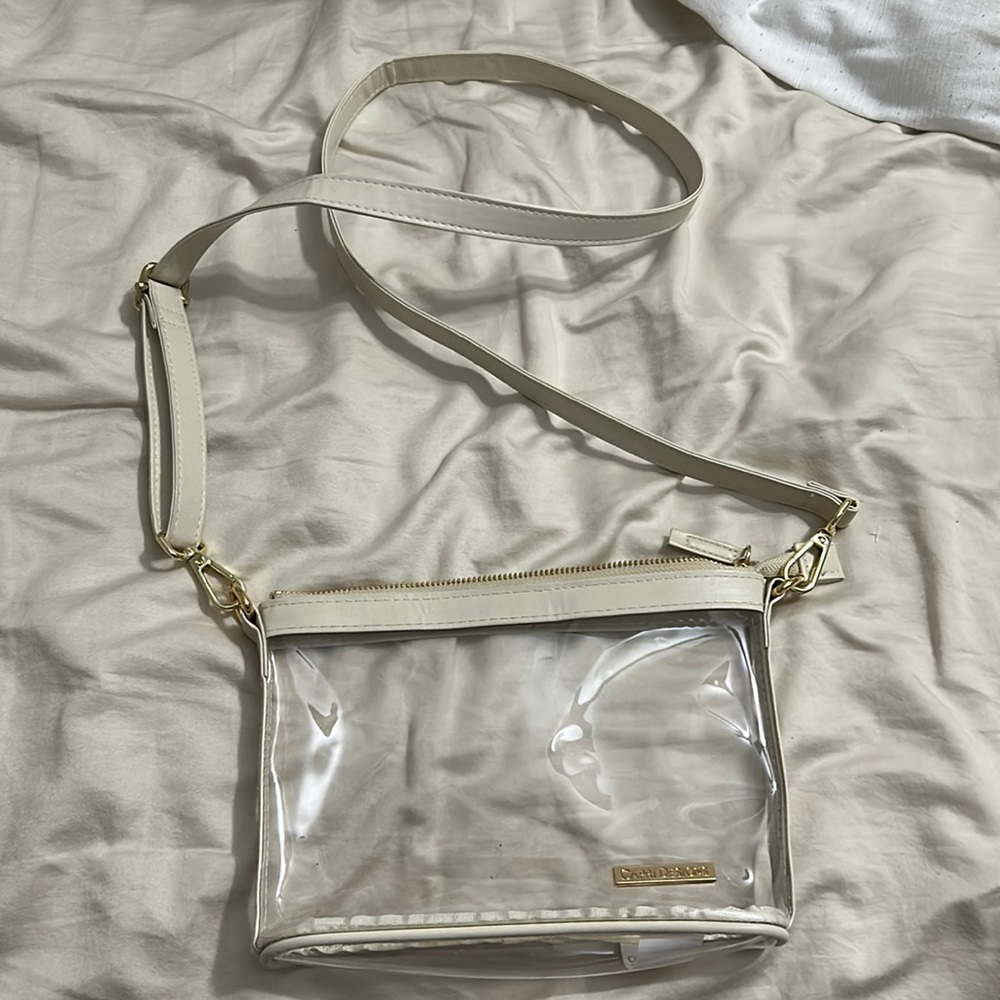 Clear crossbody purse